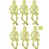 6 Lichtgevende Skeletten 15 Cm Voor Halloween