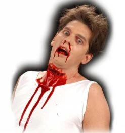 Doorgesneden Keel Als Halloween Verwonding