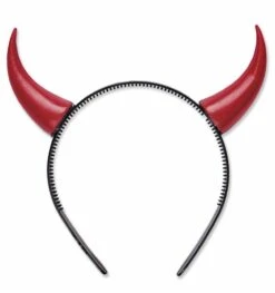 Duivel-hoorntjes Zwart Of Rood Voor Halloween