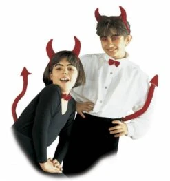 Duivel Verkleedsetje Met Hoorntjes En Staart