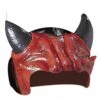 Duivels Hoofdmaskertje Met Zwarte Hoorntjes