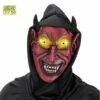 Duivelsmasker Met Kap En Lichtgevende Ogen Voor Halloween