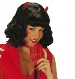 Duivelspruik Diabolique Met Verlichte Hoorntjes