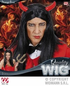 Enge Zwarte Duivelspruiken Met Lang Haar 11 Enge Zwarte Duivelspruiken Met Lang Haar -HalloweenkledingVerkoop enge zwarte duivelspruiken met lang haar 5