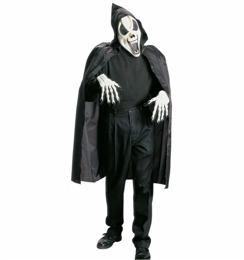 Geesten Masker Met Cape En Kraag Voor Halloween 2 Geesten Masker Met Cape En Kraag Voor Halloween - Afbeelding 2