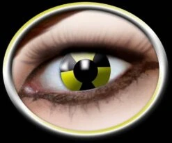 Gevaarlijke Stoffen Teken Contactlenzen Voor Halloween