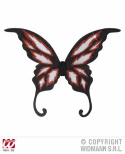 Grote Duivels Vleugels Met Glitters Voor Halloween