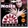 Halloween Accessoires Nagels Met Print Verpakt Per 12