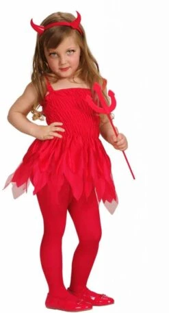 Halloween Duivels Kinderjurkje Voor Meisjes