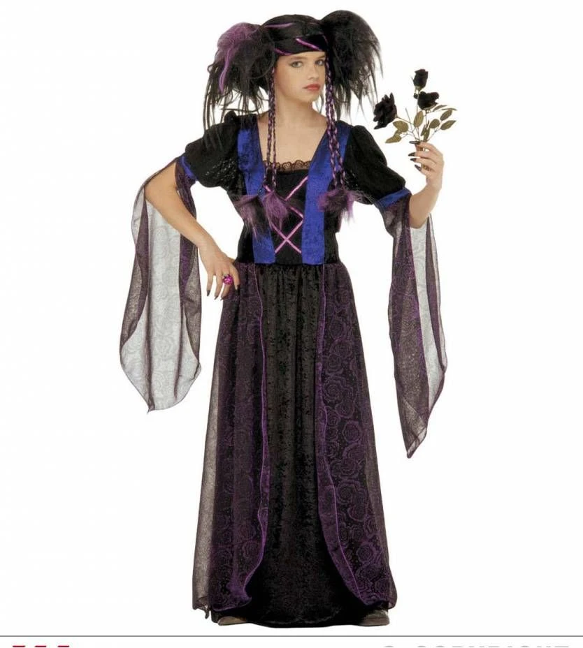 Halloween Jurk Gotische Prinses Voor Kids 1 Halloween Jurk Gotische Prinses Voor Kids