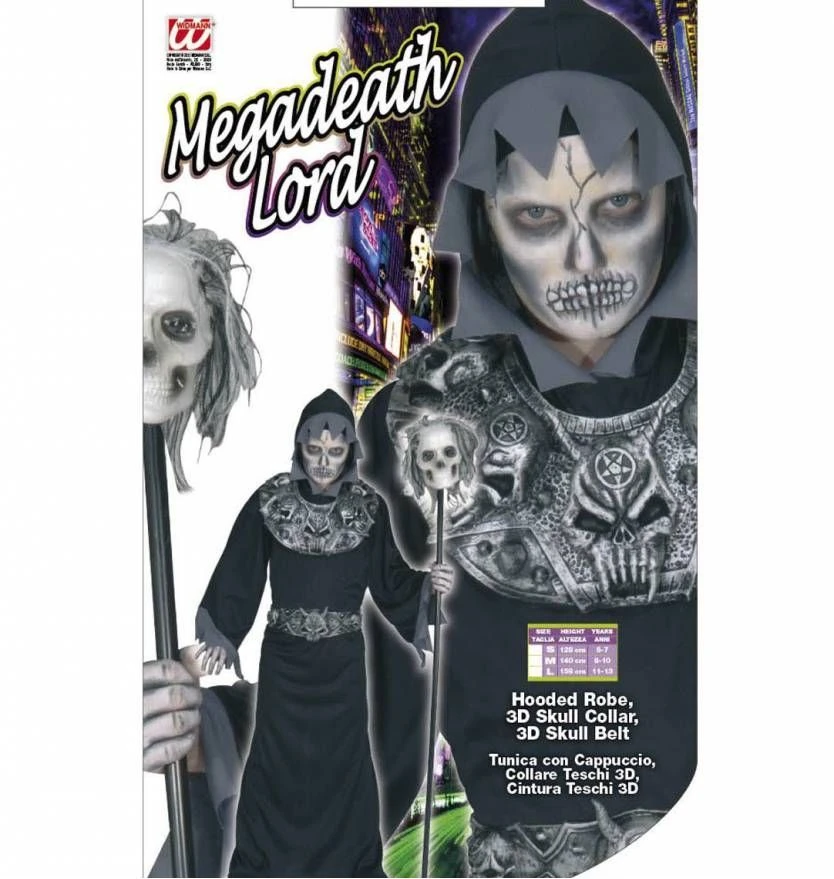 Halloween Kinderen: Megdeath Lord Kinderkostuum 3 Halloween Kinderen: Megdeath Lord Kinderkostuum - Afbeelding 3