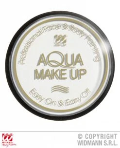Halloweenaccessoires Aqua Make-up 15g Wit