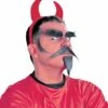 Halloweenaccessoires: Baardsets Met Snor En Wenkbrauw
