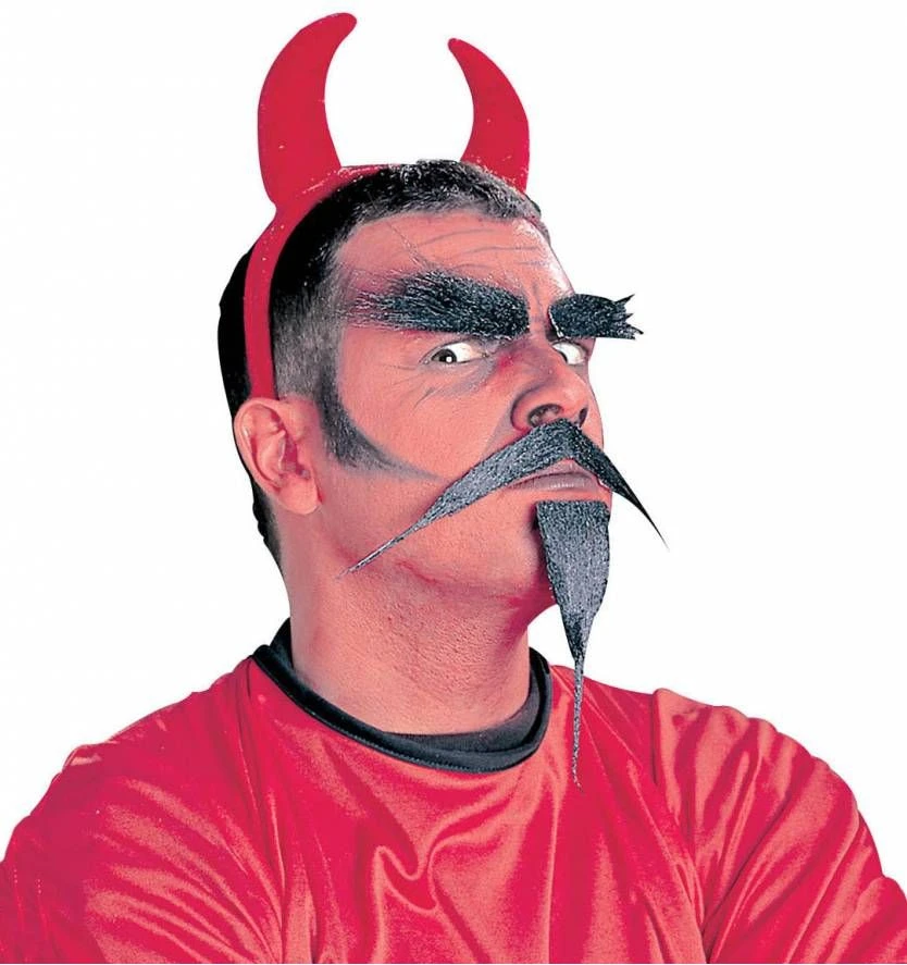 Halloweenaccessoires: Baardsets Met Snor En Wenkbrauw 1 Halloweenaccessoires: Baardsets Met Snor En Wenkbrauw