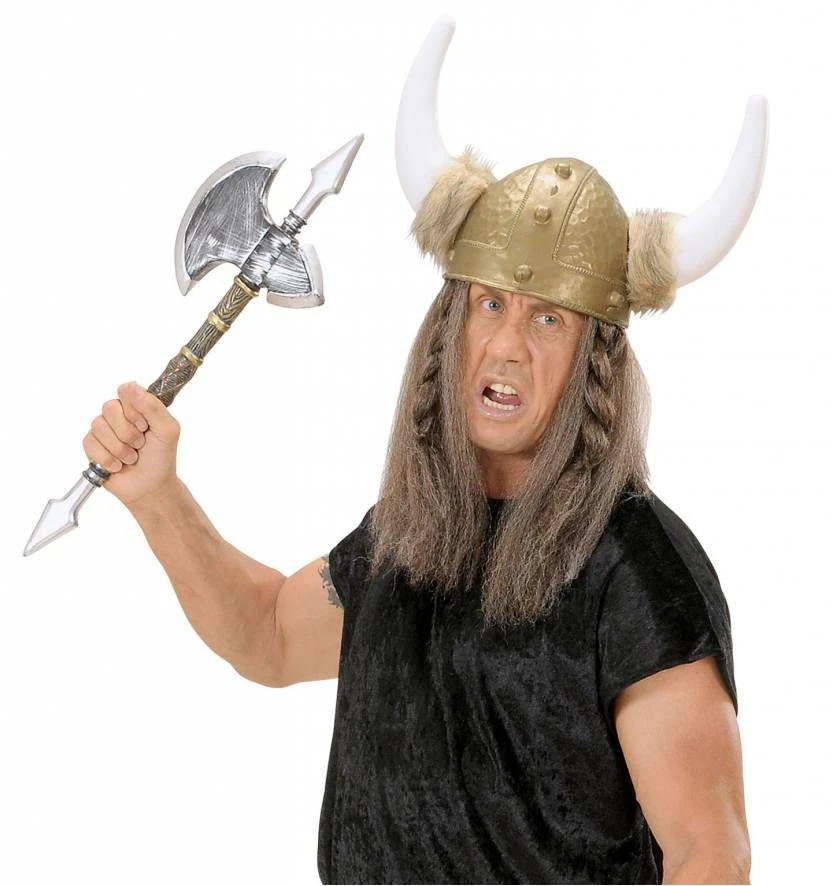 Halloweenaccessoires Bijl Met Spijkers 54cm 3 Halloweenaccessoires Bijl Met Spijkers 54cm - Afbeelding 3