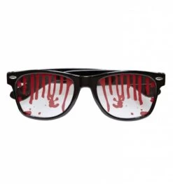 Halloweenaccessoires Bloederige Bril