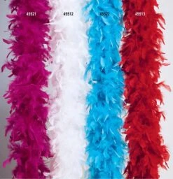 Halloweenaccessoires Boa Zwart