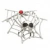Halloweenaccessoires Broche Spinneweb Met Spinnen