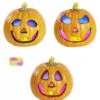 Halloweenaccessoires Glitter Pompoen 17cm
