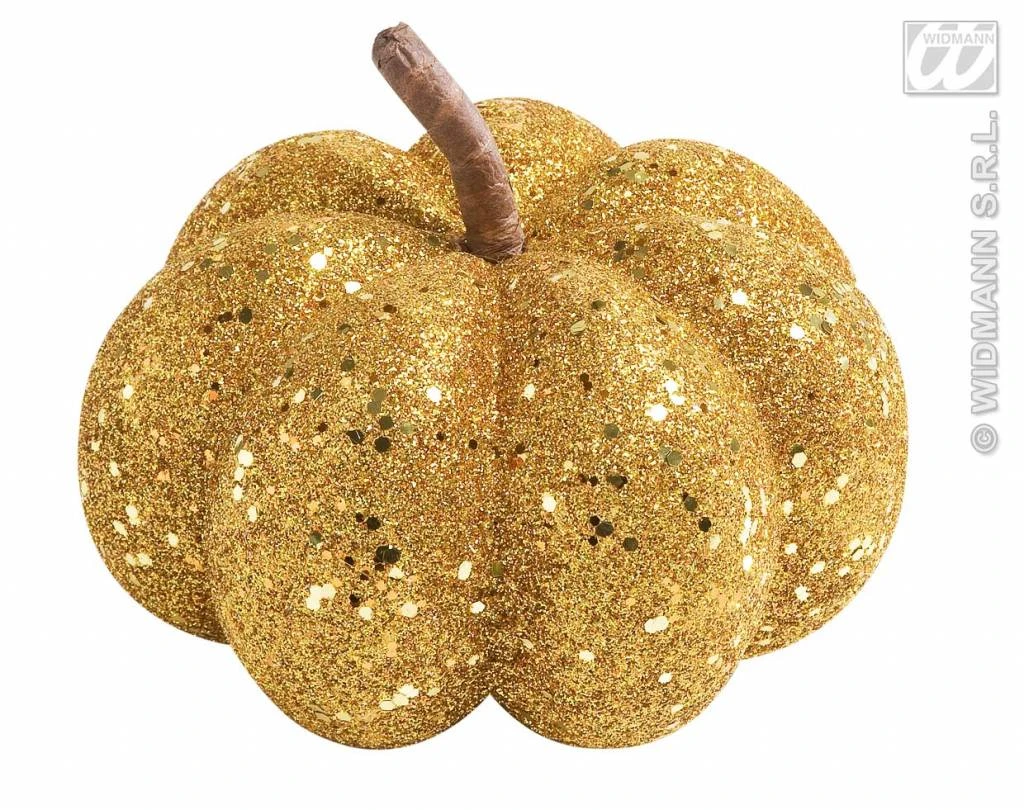 Halloweenaccessoires Glitterpompoen 2 Halloweenaccessoires Glitterpompoen - Afbeelding 2