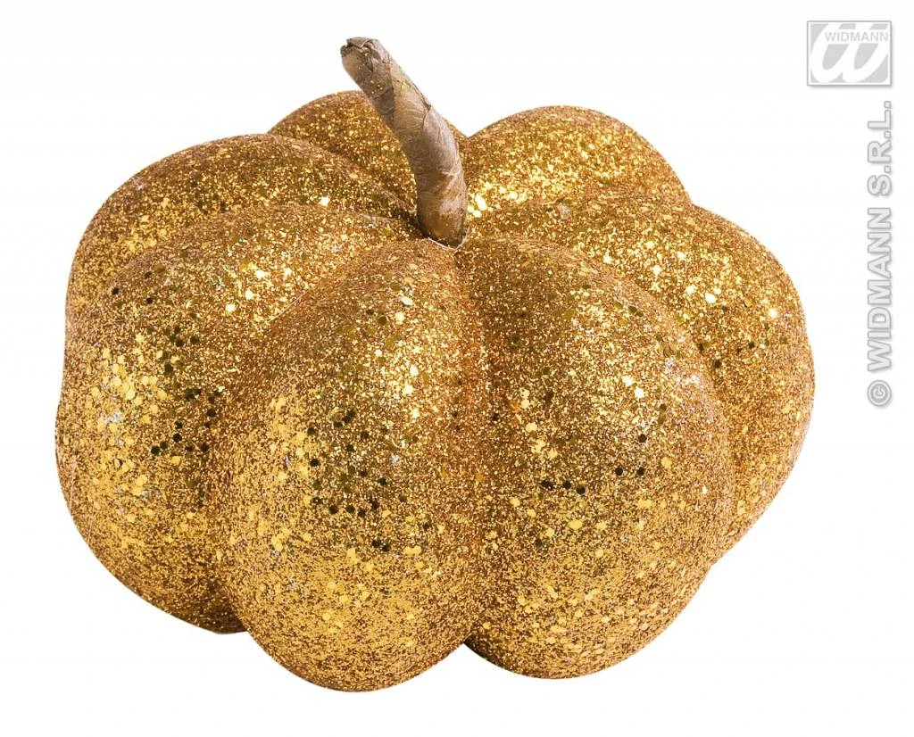 Halloweenaccessoires Glitterpompoen 1 Halloweenaccessoires Glitterpompoen