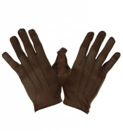 Halloweenaccessoires Handschoenen Bruin