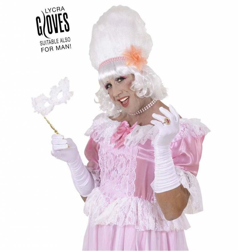 Halloweenaccessoires Handschoenen Plisse Lycra Zwart 8 Halloweenaccessoires Handschoenen Plisse Lycra Zwart - Afbeelding 8