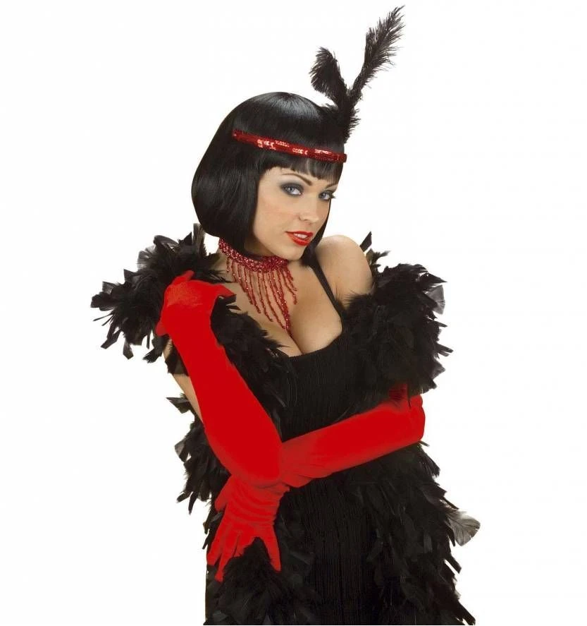 Halloweenaccessoires Handschoenen Rood 2 Halloweenaccessoires Handschoenen Rood - Afbeelding 2