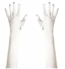 Halloweenaccessoires Handschoenen Spandex Rood