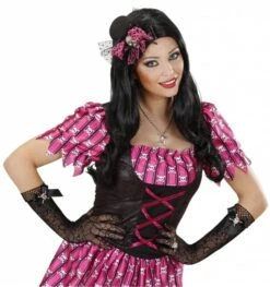 Halloweenaccessoires Handschoenen Spinneweb Met Strass Schedel -HalloweenkledingVerkoop halloweenaccessoires handschoenen spinneweb met st 5