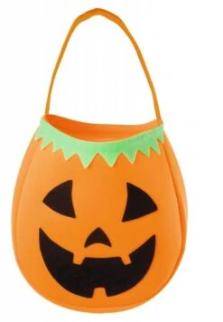 Halloweenaccessoires Handtasje Pompoen