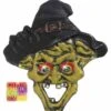 Halloweenaccessoires Hoofd Heks Met Meerkleurig Licht