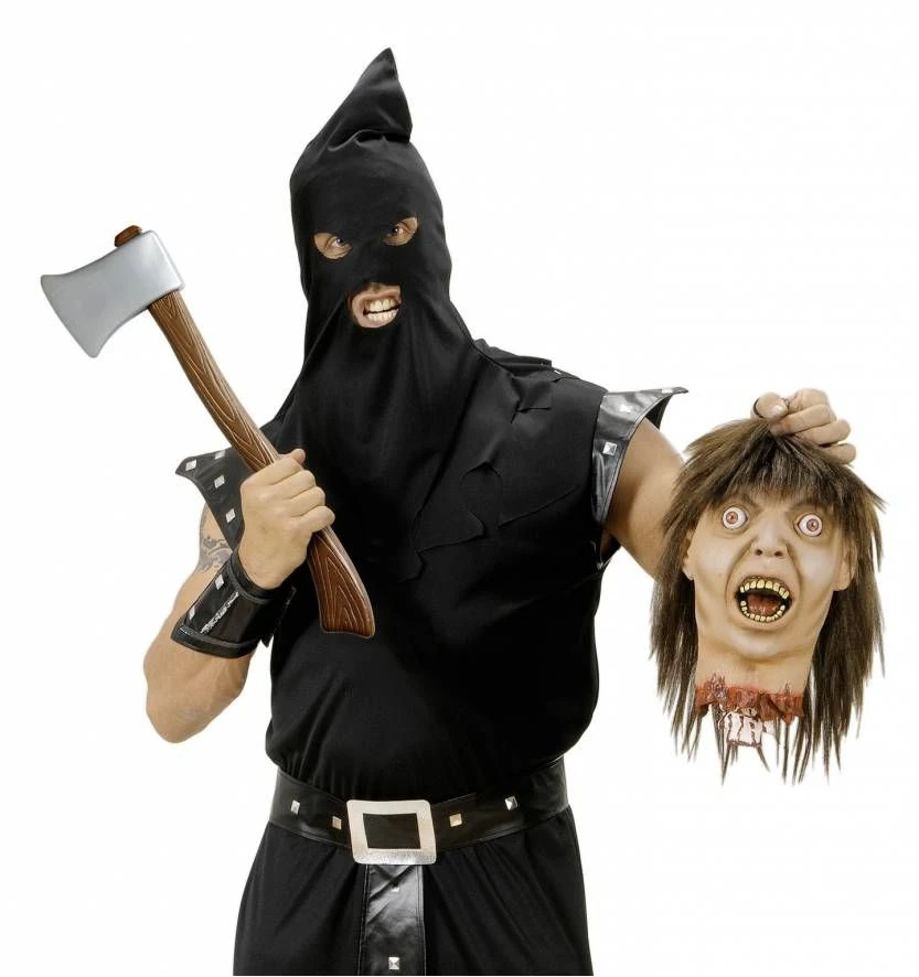 Halloweenaccessoires "houten" Bijl 60cm 2 Halloweenaccessoires "houten" Bijl 60cm - Afbeelding 2