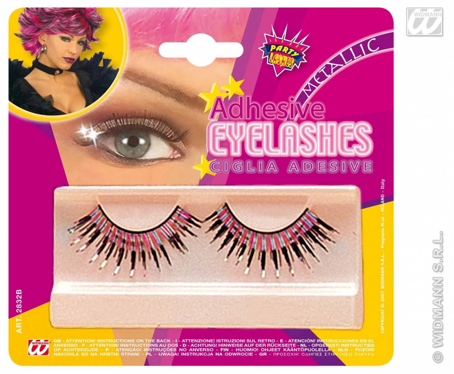 Halloweenaccessoires Jumbo Oogwimpers 2 Halloweenaccessoires Jumbo Oogwimpers - Afbeelding 2