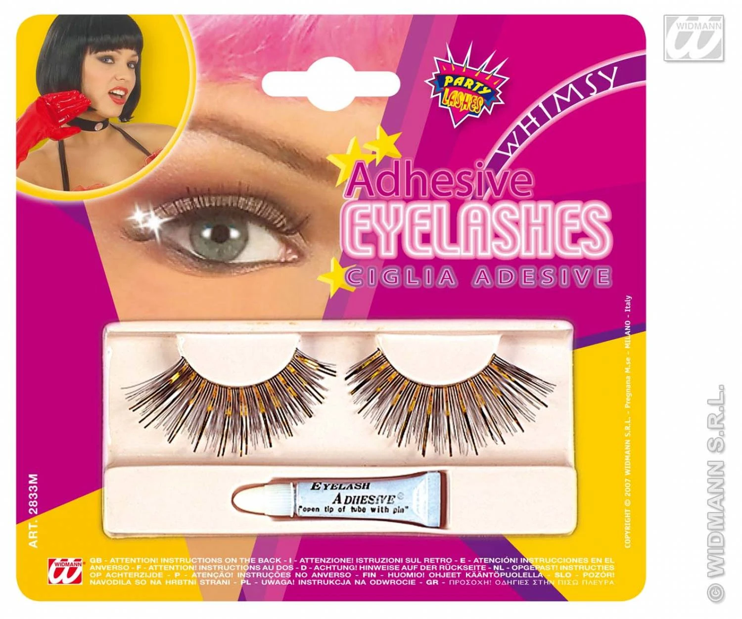 Halloweenaccessoires Jumbo Oogwimpers 3 Halloweenaccessoires Jumbo Oogwimpers - Afbeelding 3