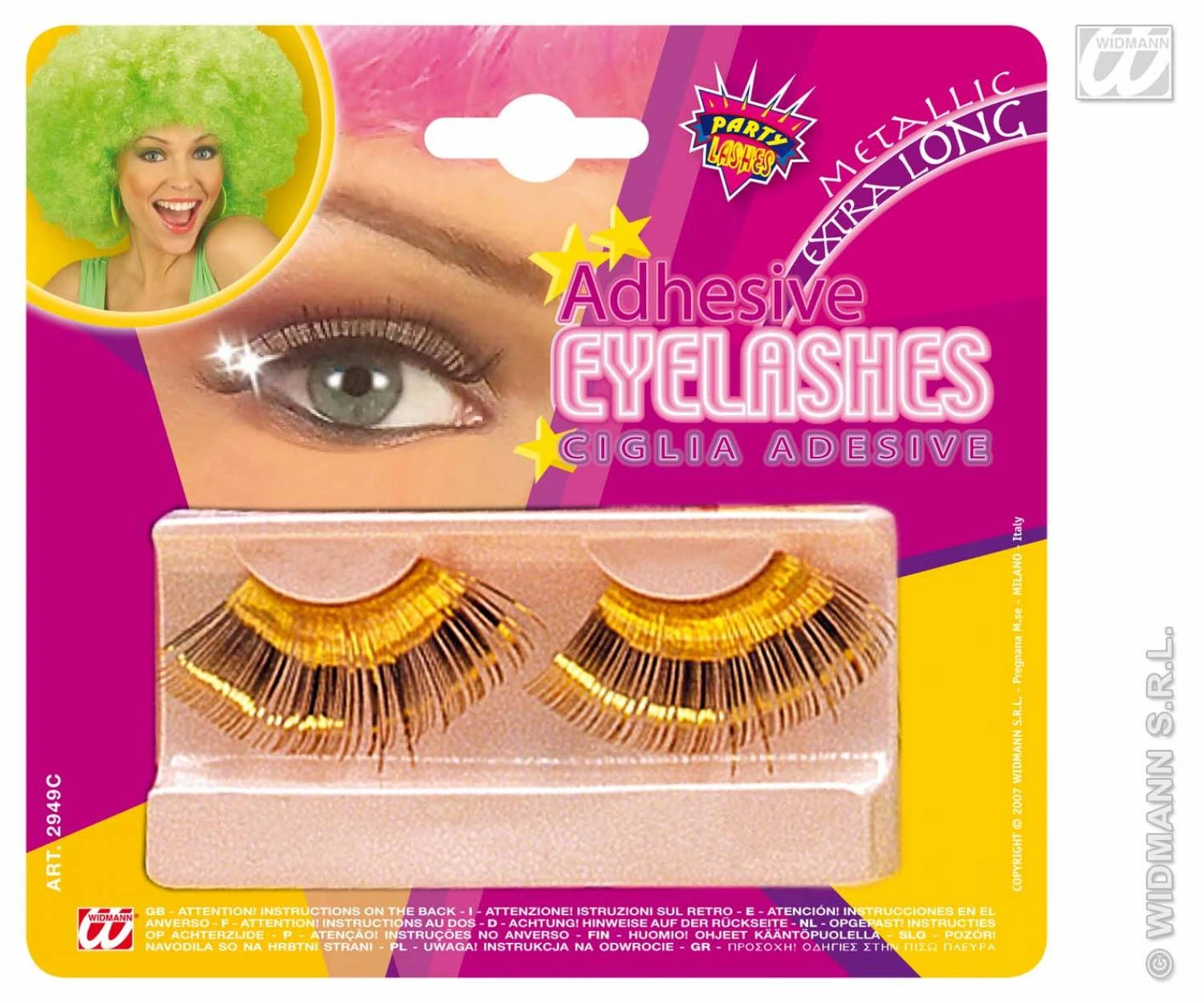 Halloweenaccessoires Jumbo Oogwimpers 8 Halloweenaccessoires Jumbo Oogwimpers - Afbeelding 8