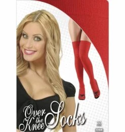 Halloweenaccessoires Kniekousen Rood -HalloweenkledingVerkoop halloweenaccessoires kniekousen rood 2