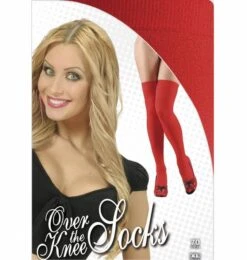 Halloweenaccessoires Kniekousen Rood 70den 5 Halloweenaccessoires Kniekousen Rood 70den -HalloweenkledingVerkoop halloweenaccessoires kniekousen rood 70den 2
