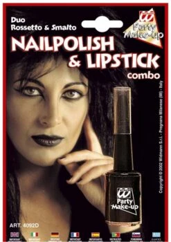 Halloweenaccessoires Lipstick & Nagellak