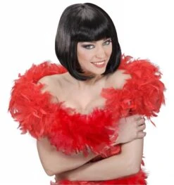 Halloweenaccessoires Luxe Veren Boa 180cm Zwart -HalloweenkledingVerkoop halloweenaccessoires luxe veren boa 180cm zwart 3