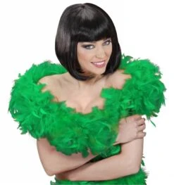 Halloweenaccessoires Luxe Veren Boa 180cm Zwart -HalloweenkledingVerkoop halloweenaccessoires luxe veren boa 180cm zwart 6