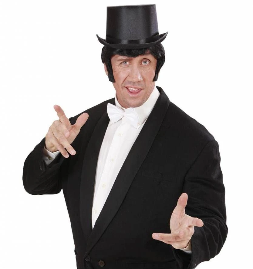 Halloweenaccessoires Luxe Verstelbaar Strikje Zwart 7 Halloweenaccessoires Luxe Verstelbaar Strikje Zwart - Afbeelding 7