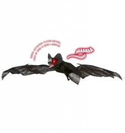 Halloweenaccessoires Luxe Vleermuis Met Bewegende Vleugelslicht En Geluid -HalloweenkledingVerkoop halloweenaccessoires luxe vleermuis met bewegende 2
