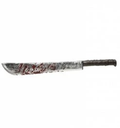 Halloweenaccessoires Machette 75cm Met Bloed