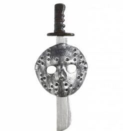Halloweenaccessoires Masker Met Machette 56cm