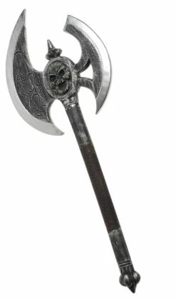 Halloweenaccessoires Maxi Bijl Schedel 90cm