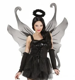 HalloweenkledingVerkoop -HalloweenkledingVerkoop halloweenaccessoires maxi vleugel glitterzwart 1