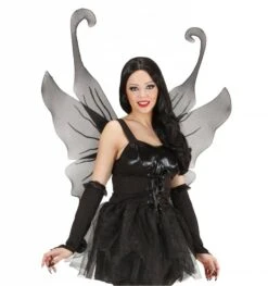Halloweenaccessoires Maxi Vleugel Glitterzwart -HalloweenkledingVerkoop halloweenaccessoires maxi vleugel glitterzwart 2
