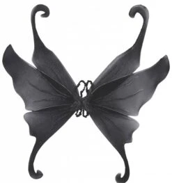 Halloweenaccessoires Maxi Vleugel Glitterzwart