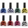 Halloweenaccessoires Nagellak Zwart